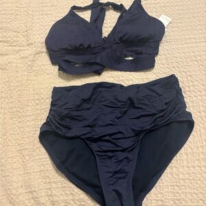 Women's Navy Swimsuit